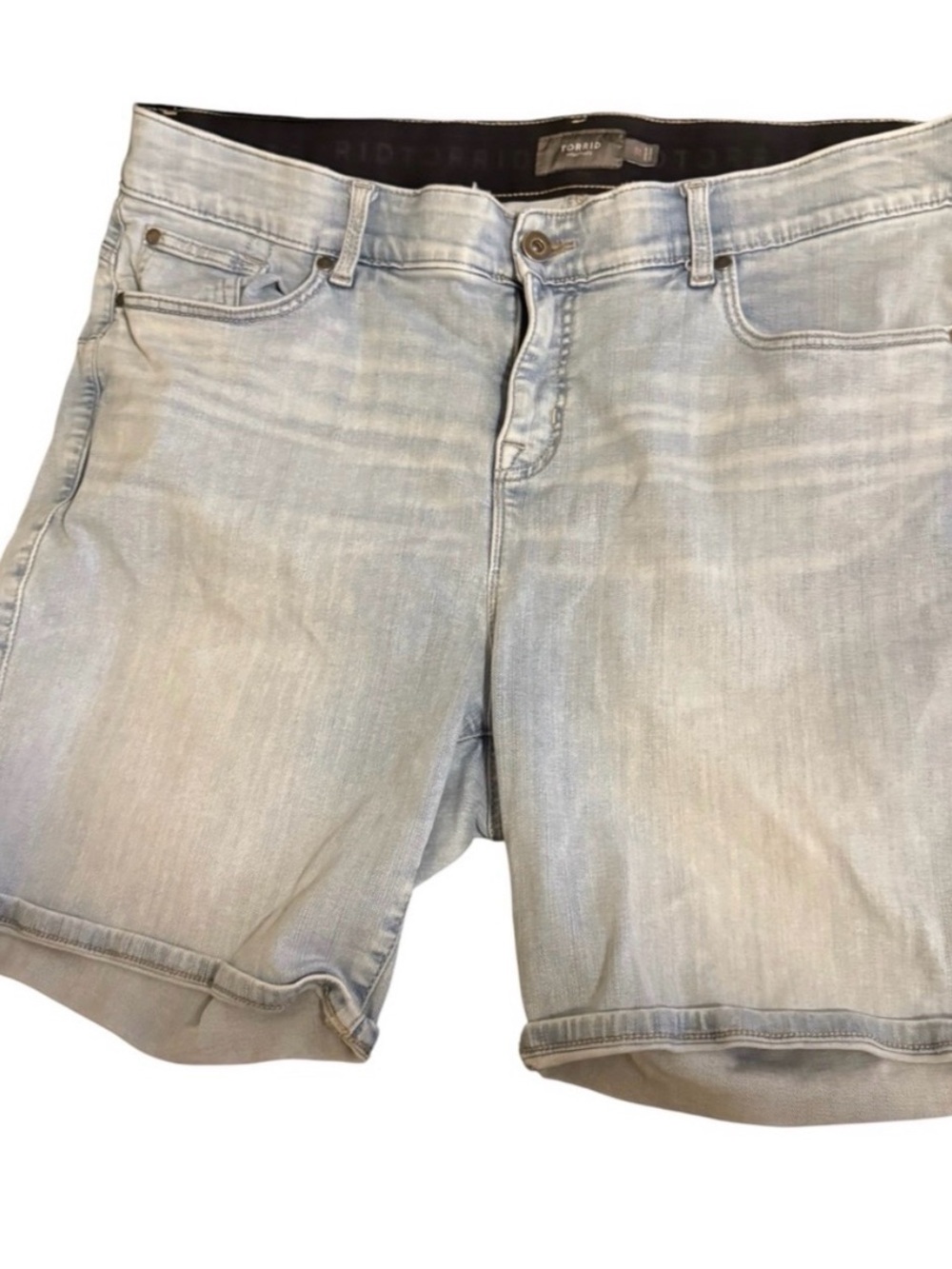 Torrid  Light Blue Denim Jean Shorts Size 22